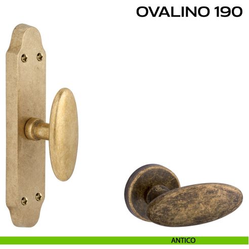Maniglia per finestra cremonese Ovalino T 190 Reguitti antico