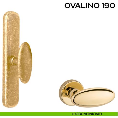 Maniglia per finestra cremonese Ovalino 190 Reguitti lucido