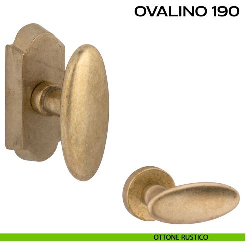 Maniglia per finestra martellina DK Ovalino T 190 Reguitti rustico