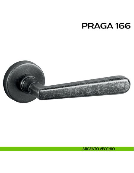 Maniglia per porta Praga 166 Reguitti argento