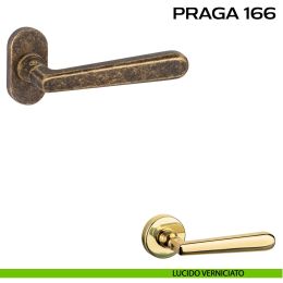 Maniglia per porta Praga 166 Reguitti con rosetta ovale 2