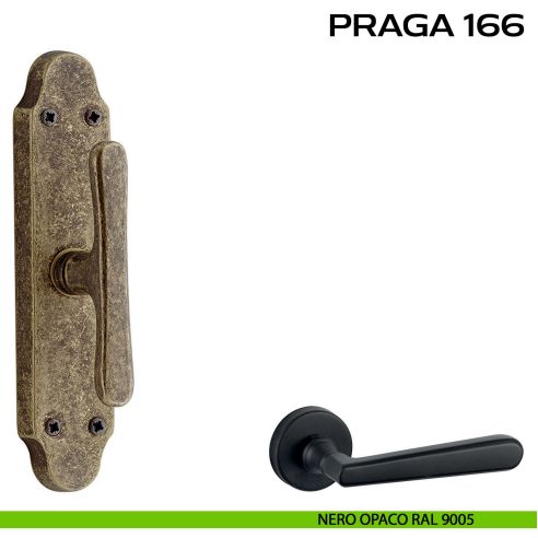 Maniglia per finestra cremonese Praga 166 Reguitti nero