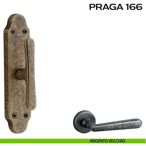 Maniglia per finestra cremonese Praga 166 Reguitti argento