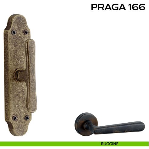 Maniglia per finestra cremonese Praga 166 Reguitti ruggine