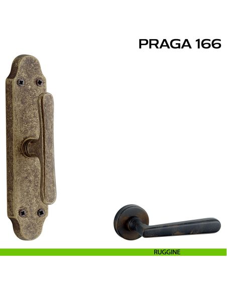 Maniglia per finestra cremonese Praga 166 Reguitti ruggine