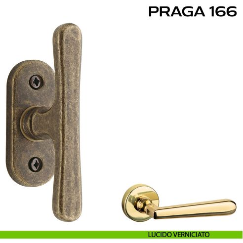 Maniglia per finestra martellina Praga 166 Reguitti lucido