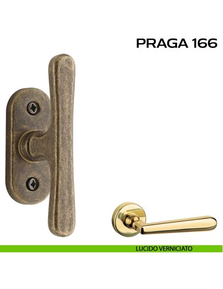 Maniglia per finestra martellina Praga 166 Reguitti lucido