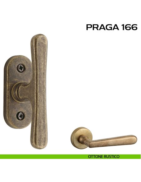 Maniglia per finestra martellina Praga 166 Reguitti rustico
