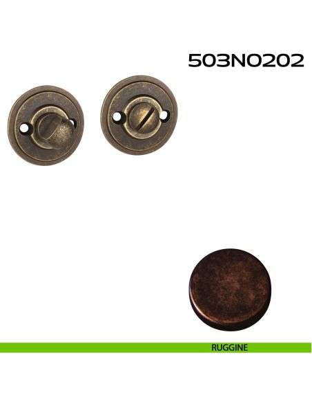 Nottolino WC tondo 503NO202 Reguitti ruggine