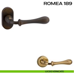Maniglia per porta Romea 189 Reguitti con rosetta ovale 2