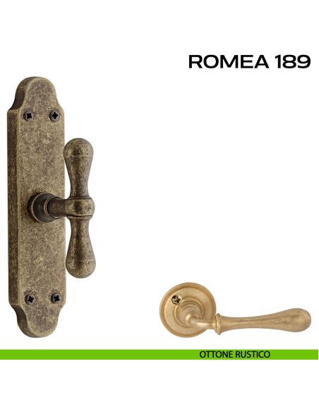 Maniglia per finestra cremonese Romea 189 Reguitti rustico