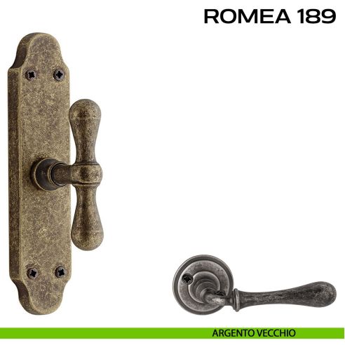 Maniglia per finestra cremonese Romea 189 Reguitti argento