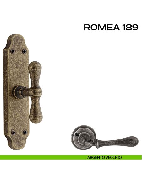 Maniglia per finestra cremonese Romea 189 Reguitti argento