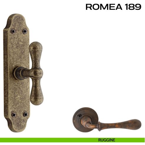 Maniglia per finestra cremonese Romea 189 Reguitti ruggine