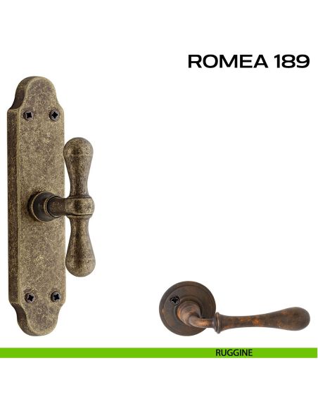 Maniglia per finestra cremonese Romea 189 Reguitti ruggine