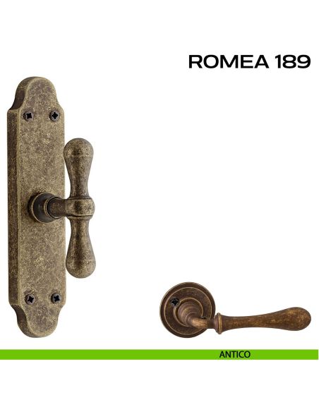 Maniglia per finestra cremonese Romea 189 Reguitti rustico