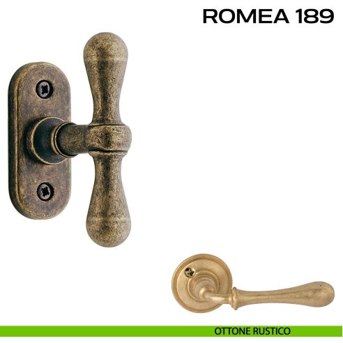 Maniglia per finestra martellina Romea 189 Reguitti rustico