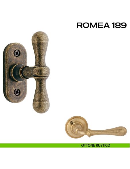 Maniglia per finestra martellina Romea 189 Reguitti rustico