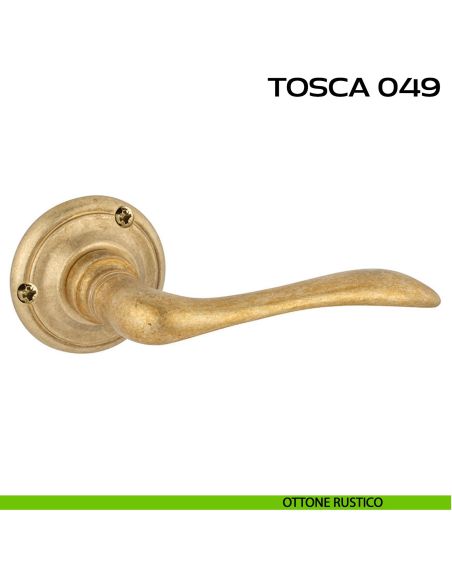 Maniglia per porta Tosca 049 Reguitti con viti a vista rustico