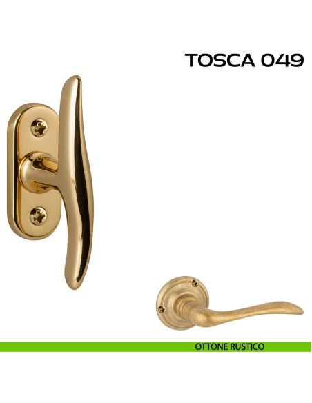 Maniglia per finestra martellina Tosca 049 Reguitti rustico