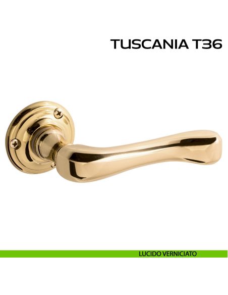 Maniglia per porta Tuscania T36 Reguitti con viti a vista