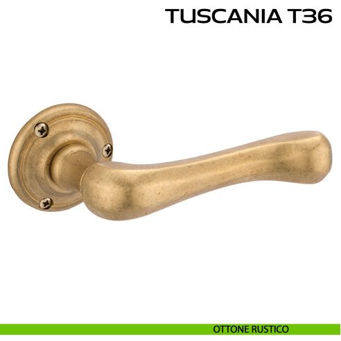 Maniglia per porta Tuscania T36 Reguitti con viti a vista