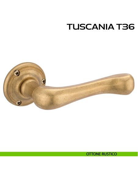 Maniglia per porta Tuscania T36 Reguitti con viti a vista