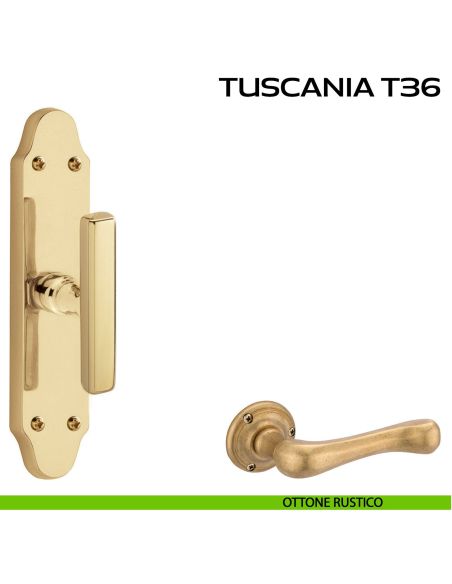 Maniglia per finestra cremonese Tuscania T36 Reguitti rustico