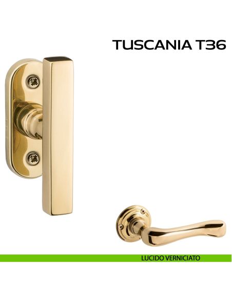 Maniglia per finestra martellina Tuscania T36 Reguitti lucido