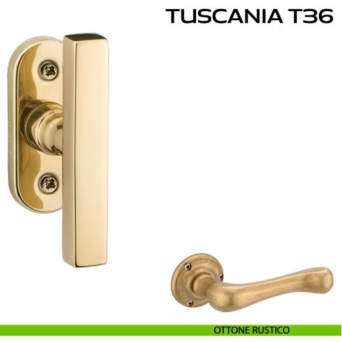 Maniglia per finestra martellina Tuscania T36 Reguitti rustico