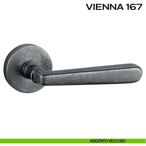 Maniglia per porta Vienna 167 Reguitti argento