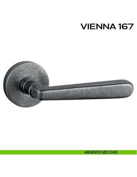 Maniglia per porta Vienna 167 Reguitti argento