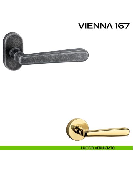 Maniglia per porta Vienna 167 Reguitti con rosetta ovale