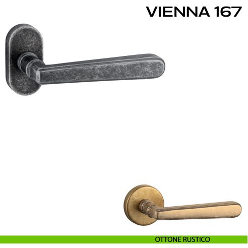 Maniglia per porta Vienna 167 Reguitti con rosetta ovale