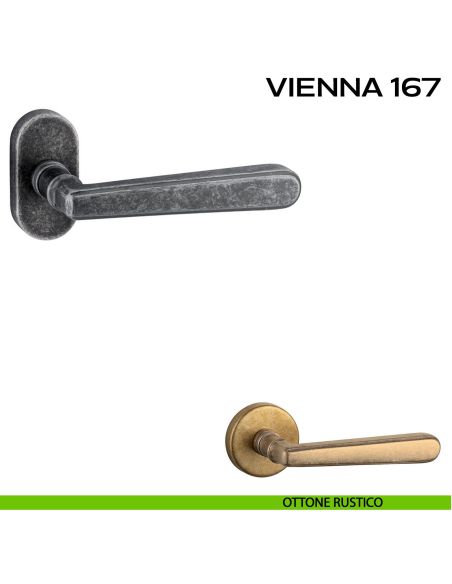 Maniglia per porta Vienna 167 Reguitti con rosetta ovale