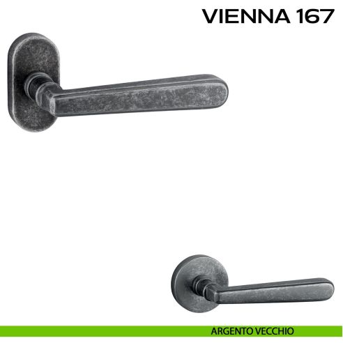 Maniglia per porta Vienna 167 Reguitti con rosetta ovale
