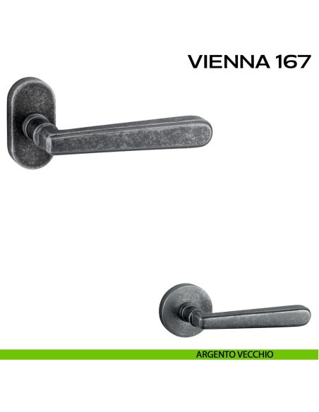 Maniglia per porta Vienna 167 Reguitti con rosetta ovale