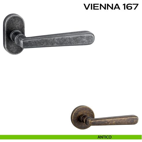 Maniglia per porta Vienna 167 Reguitti con rosetta ovale