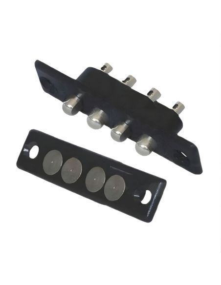 Coppia contatti elettrici a 4 poli per porta tagliafuoco Ninz 2608002.002