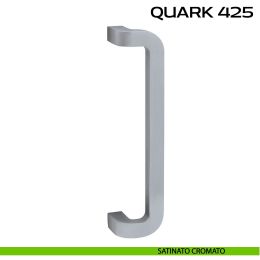 Maniglione per porta Quark 425 Reguitti senza rosette zancato 2
