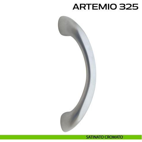 Maniglione per porta Artemio 325 Reguitti singolo senza rosette satinato