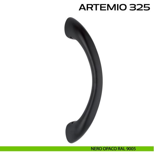 Maniglione per porta Artemio 325 Reguitti singolo senza rosette nero