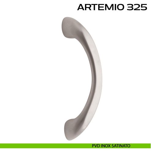 Maniglione per porta Artemio 325 Reguitti singolo senza rosette pvd inox