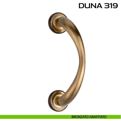 Maniglione per porta Duna 319 Reguitti singolo rosette ad avvitare