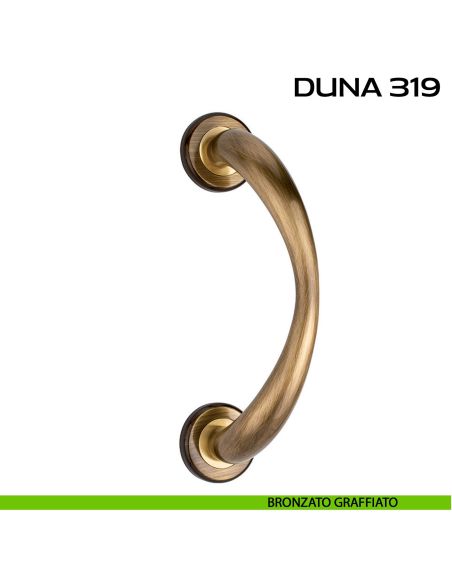 Maniglione per porta Duna 319 Reguitti singolo rosette ad avvitare