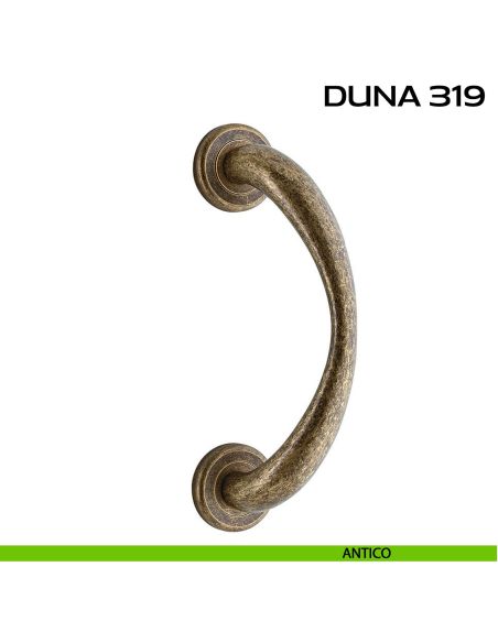 Maniglione per porta Duna 319 Reguitti singolo rosette ad avvitare