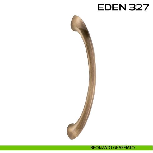 Maniglione per porta Eden 327 Reguitti singolo senza rosette bronzato