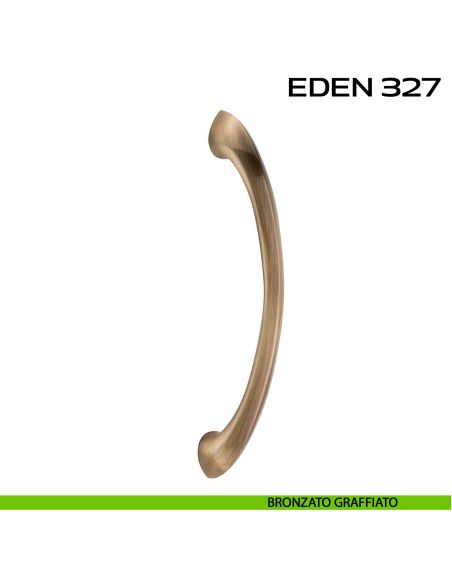 Maniglione per porta Eden 327 Reguitti singolo senza rosette bronzato