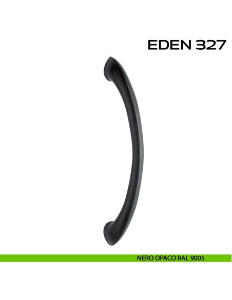 Maniglione per porta Eden 327 Reguitti singolo senza rosette nero