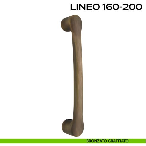 Maniglione per porta Lineo 160-200 Reguitti bronzato